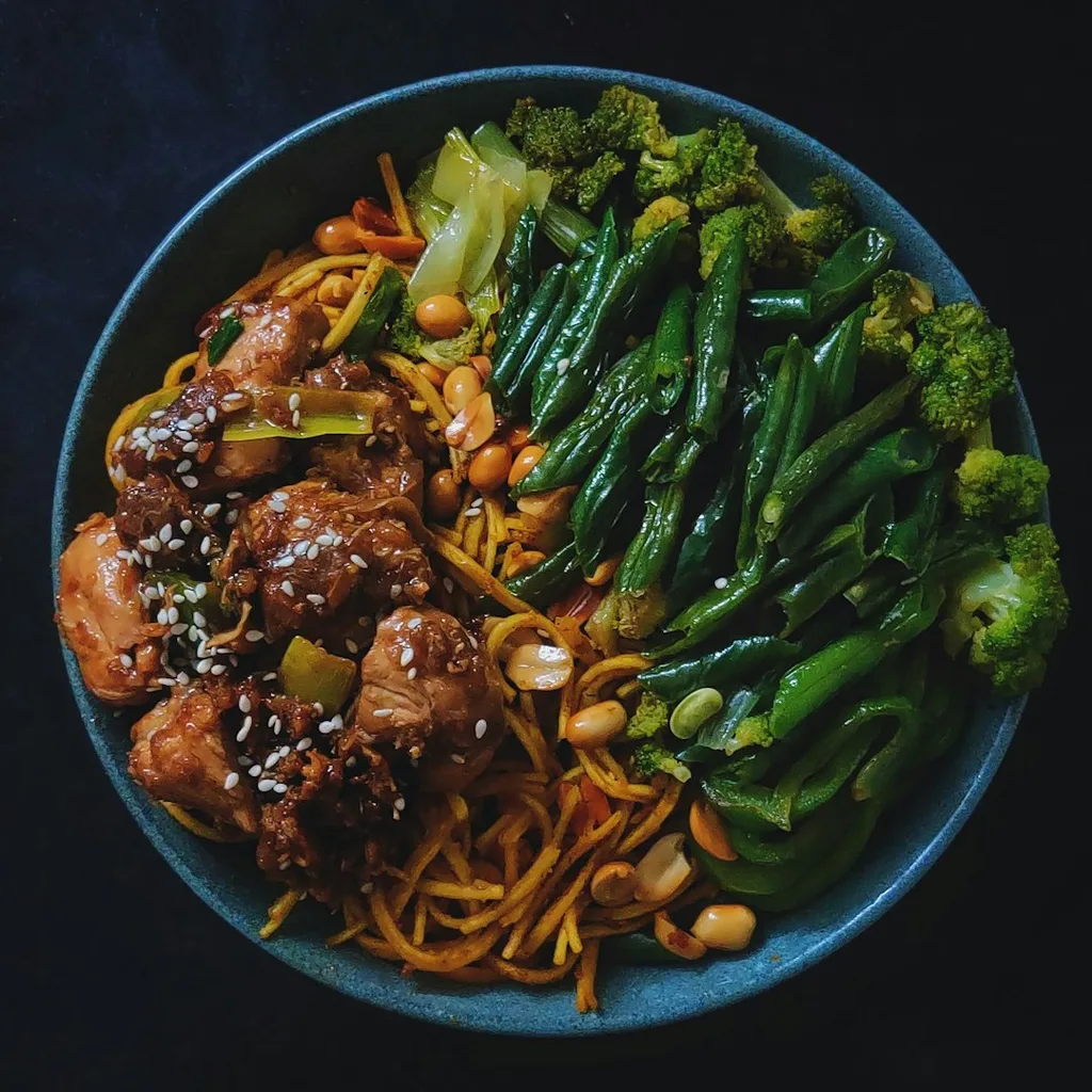 Tempeh Chow Mein — plant-based or original dish photo