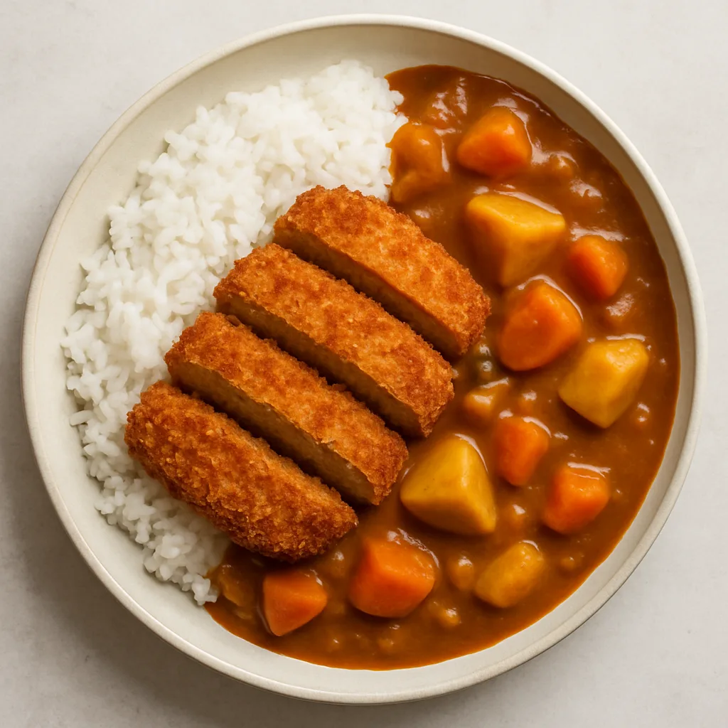 Tempeh Katsu Curry — plant-based or original dish photo