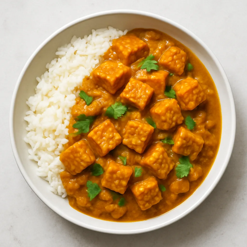 Tempeh Madras Curry — plant-based or original dish photo