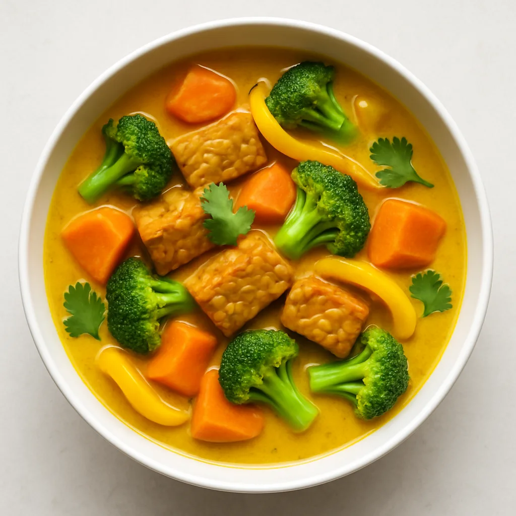 Tempeh Thai Yellow Curry — plant-based or original dish photo