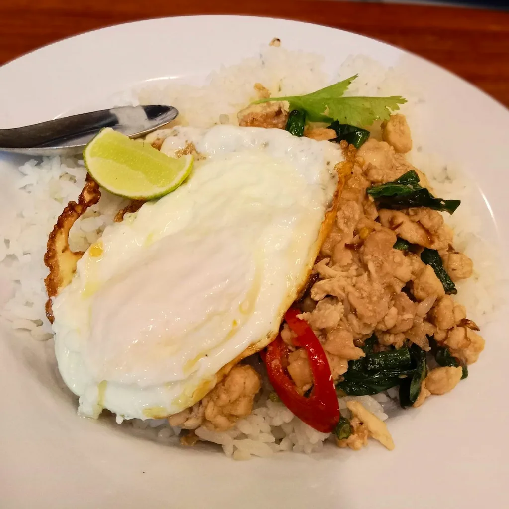 Thai Basil Chicken — plant-based or original dish photo
