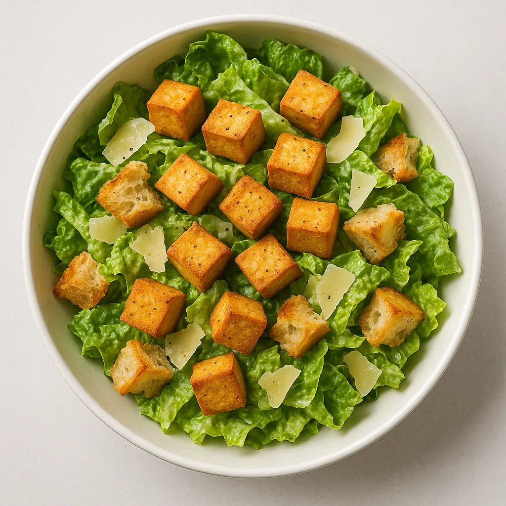 Tofu Caesar Salad — plant-based or original dish photo