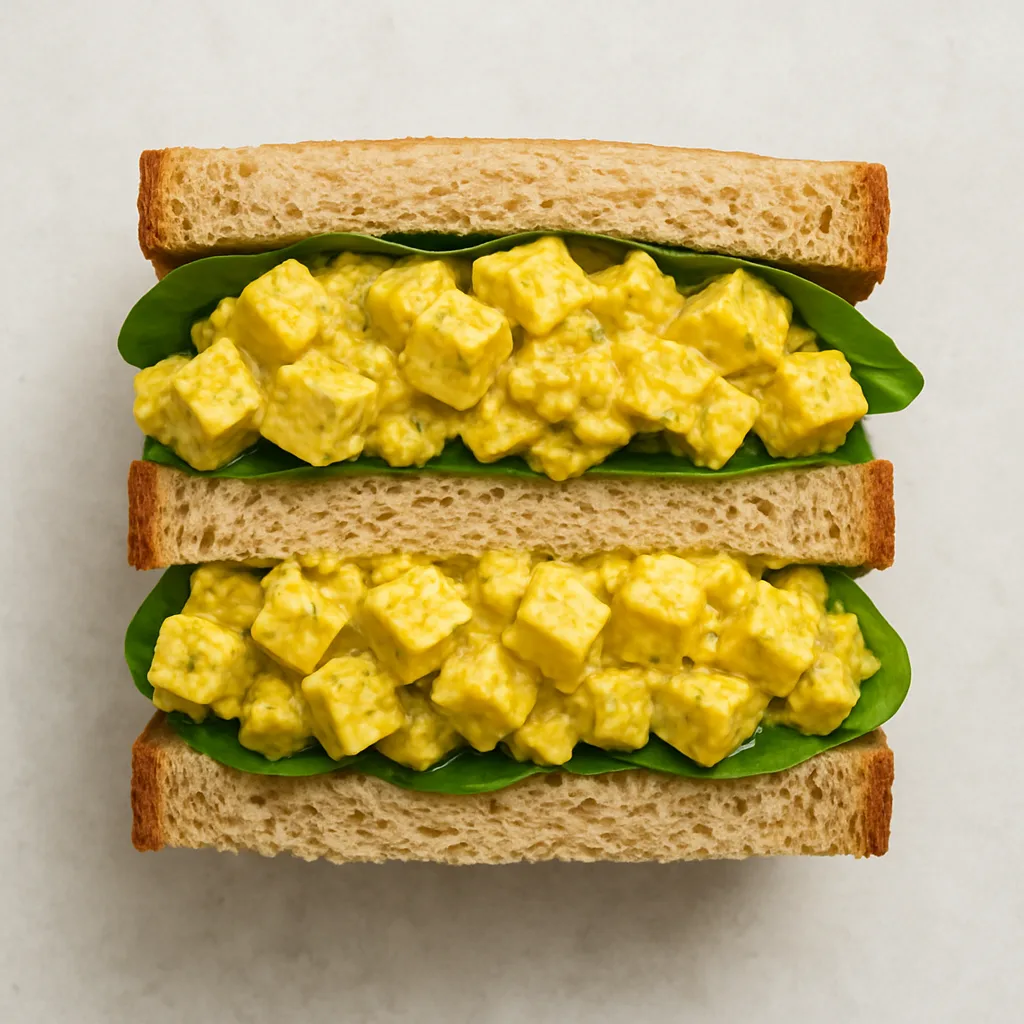 Extra-firm Tofu Coronation Sandwich — plant-based or original dish photo