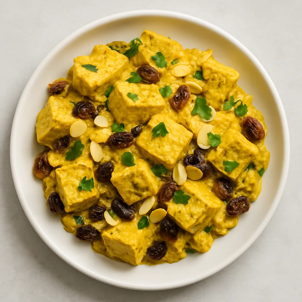 Extra-firm Tofu Coronation — plant-based or original dish photo