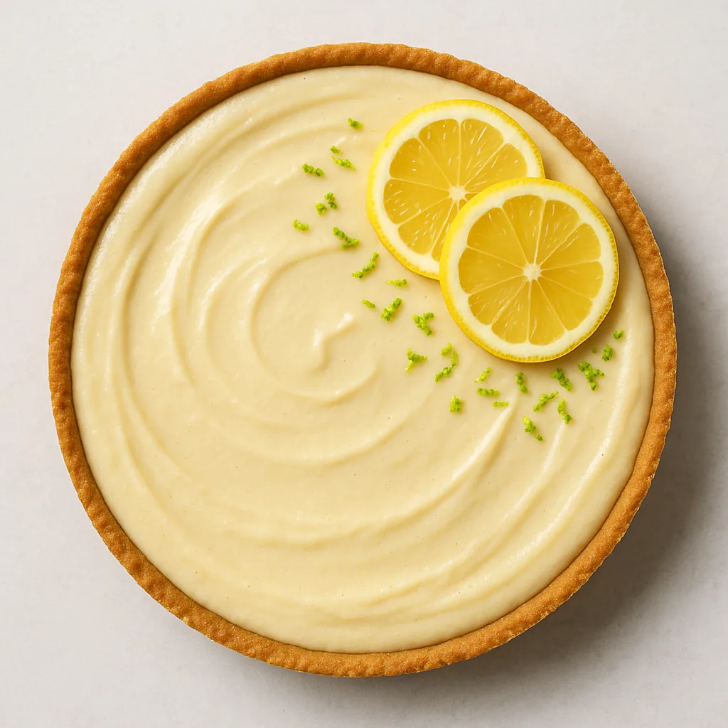 Tofu Lemon Tart — plant-based or original dish photo
