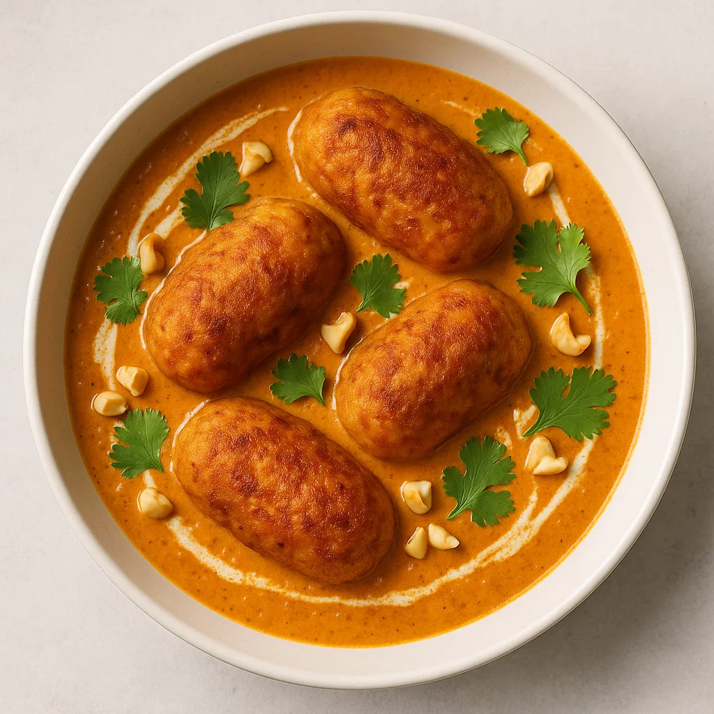 Extra-firm Tofu Malai Kofta — plant-based or original dish photo