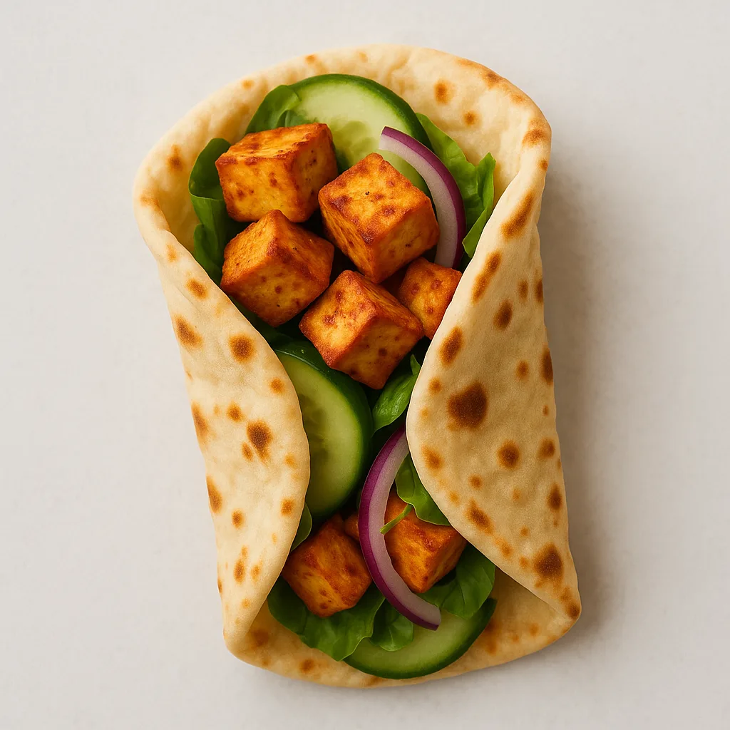 Tofu Naan Roll — plant-based or original dish photo
