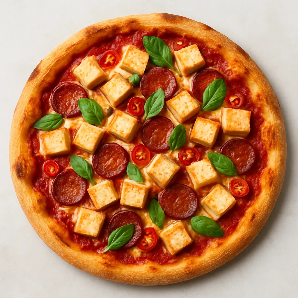 Tofu Pizza Diavola — plant-based or original dish photo