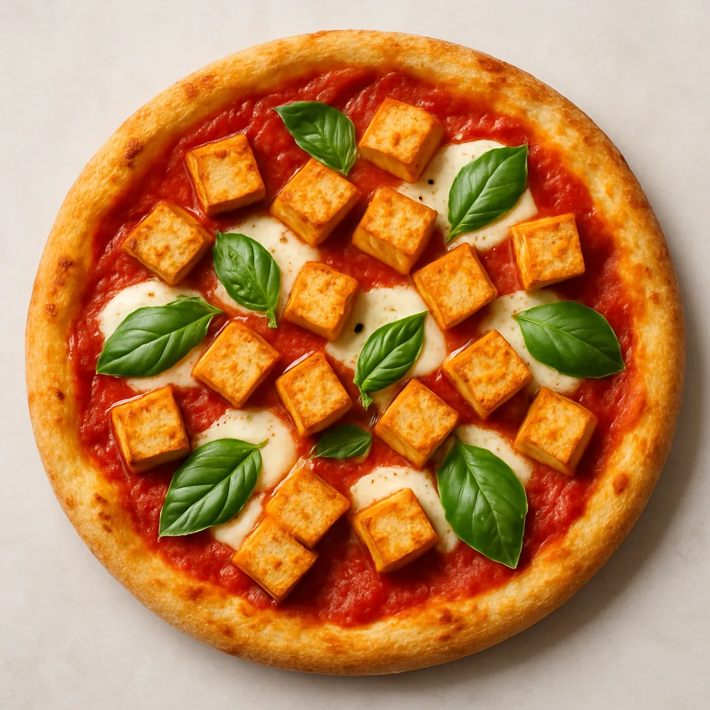 Tofu Pizza Margherita — plant-based or original dish photo