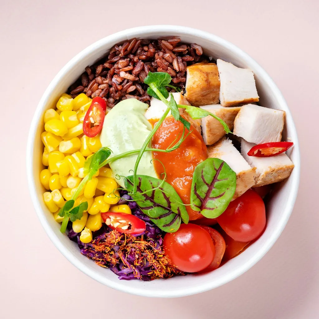Extra-firm Tofu Roast Rice — plant-based or original dish photo
