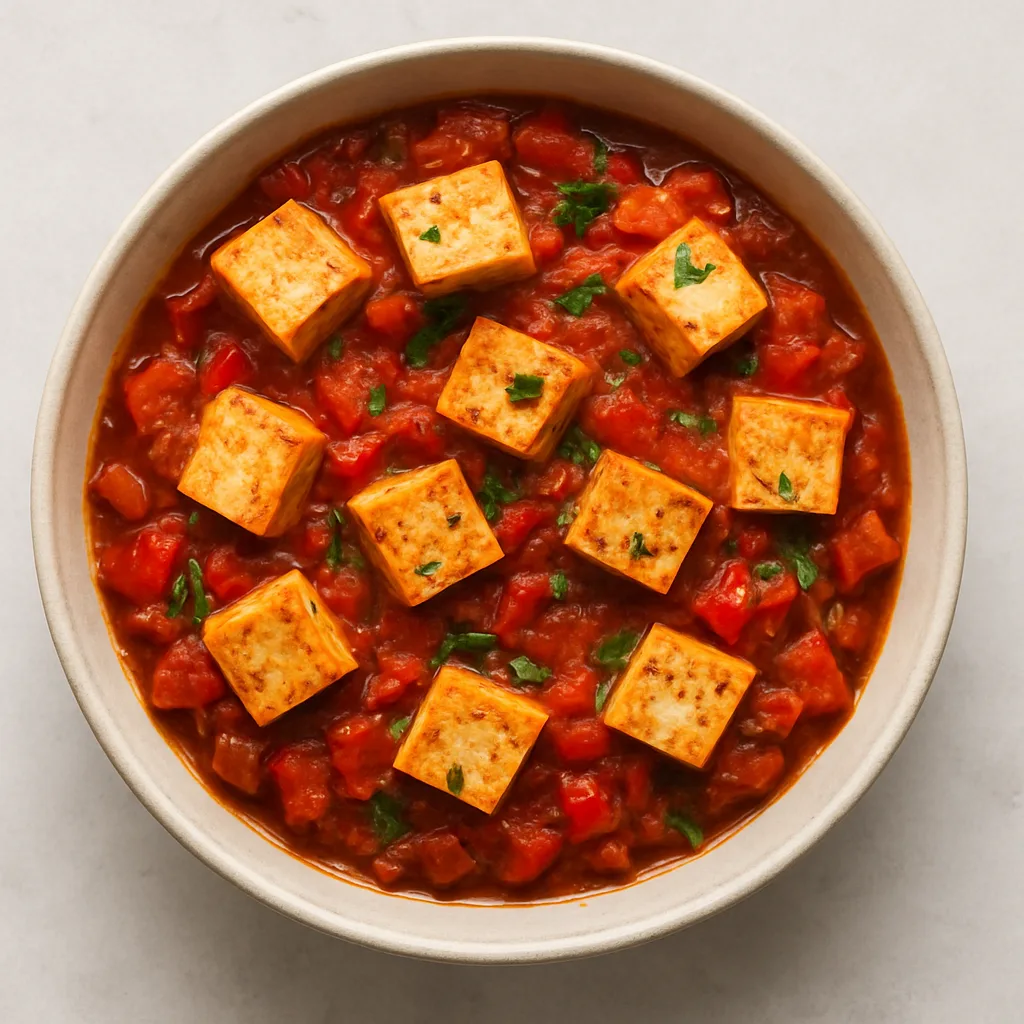 Extra-firm Tofu Shakshuka — plant-based or original dish photo