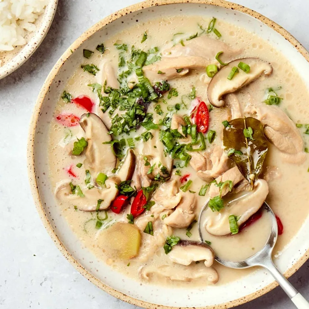 Tom Kha Gai — plant-based or original dish photo