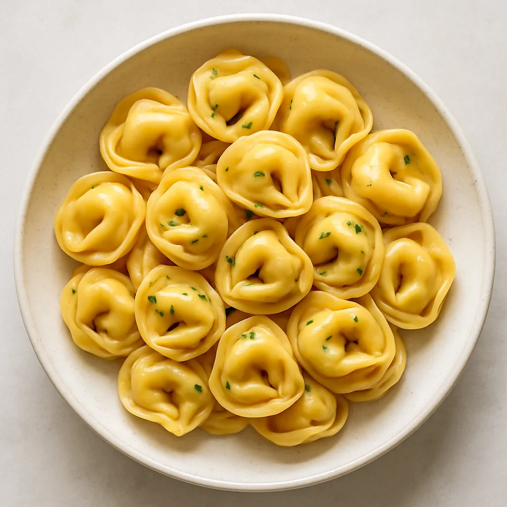 Tortellini — plant-based or original dish photo